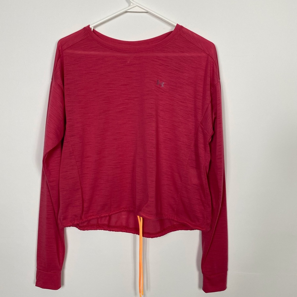 Under Armour Heat Gear Long Sleeve Active Top Woman’s Size Medium - Picture 1 of 2